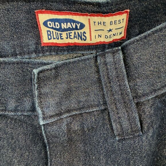 Old Navy Women's 8 Vintage Y2K Wide-Leg Metallic Denim Trousers - Picture 5 of 13